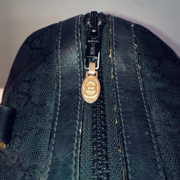Vintage GUCCI Web Boston Bag - Picture 7 of 13